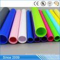Pleine taille des tubes en plastique adaptés aux besoins du client rigides en plastique colorés de tuyau de conduit de PVC